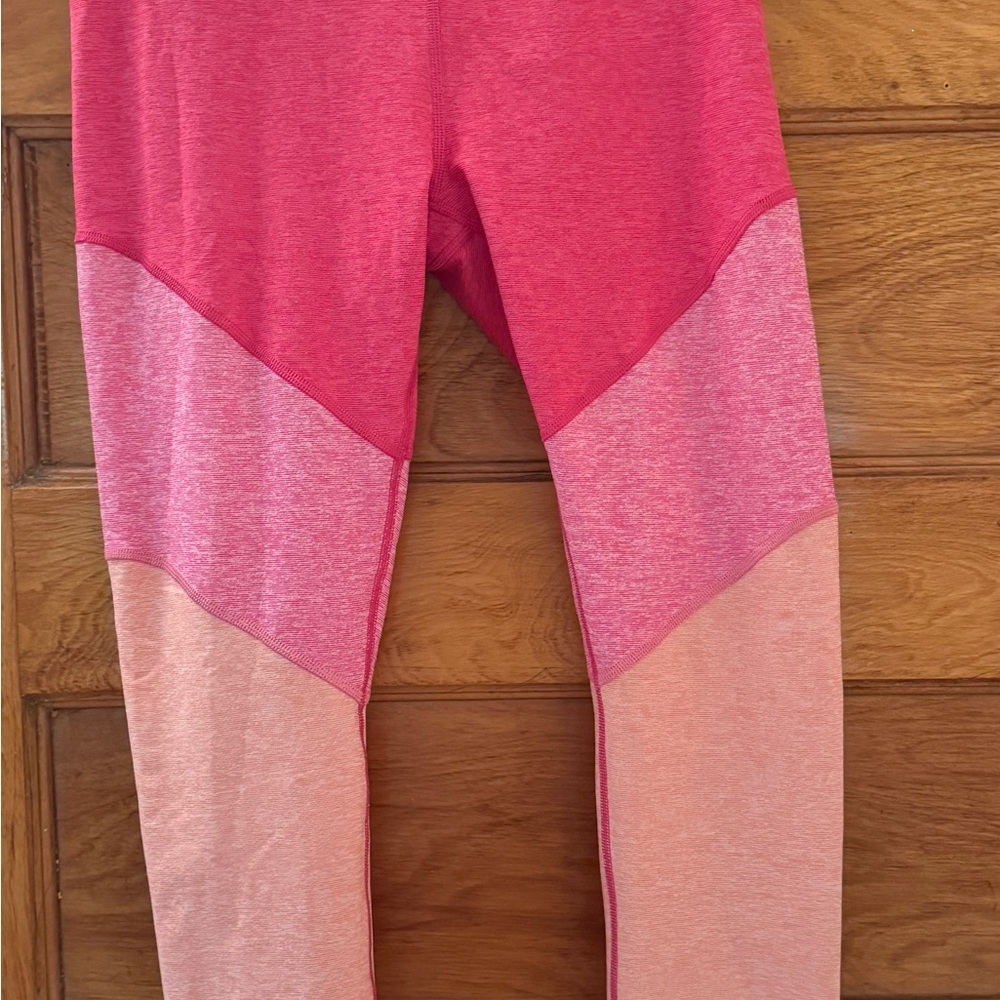 Outdoor Voices Pink and Peach Leggings